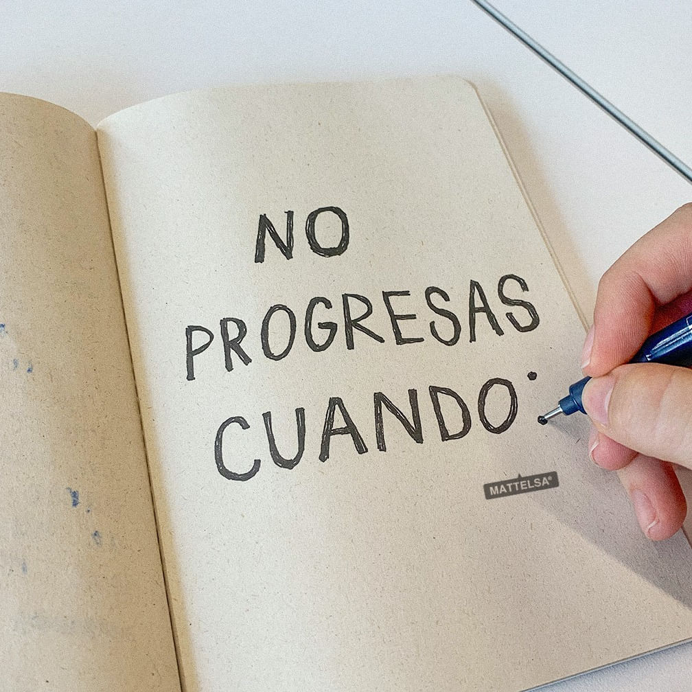 No progresas cuando