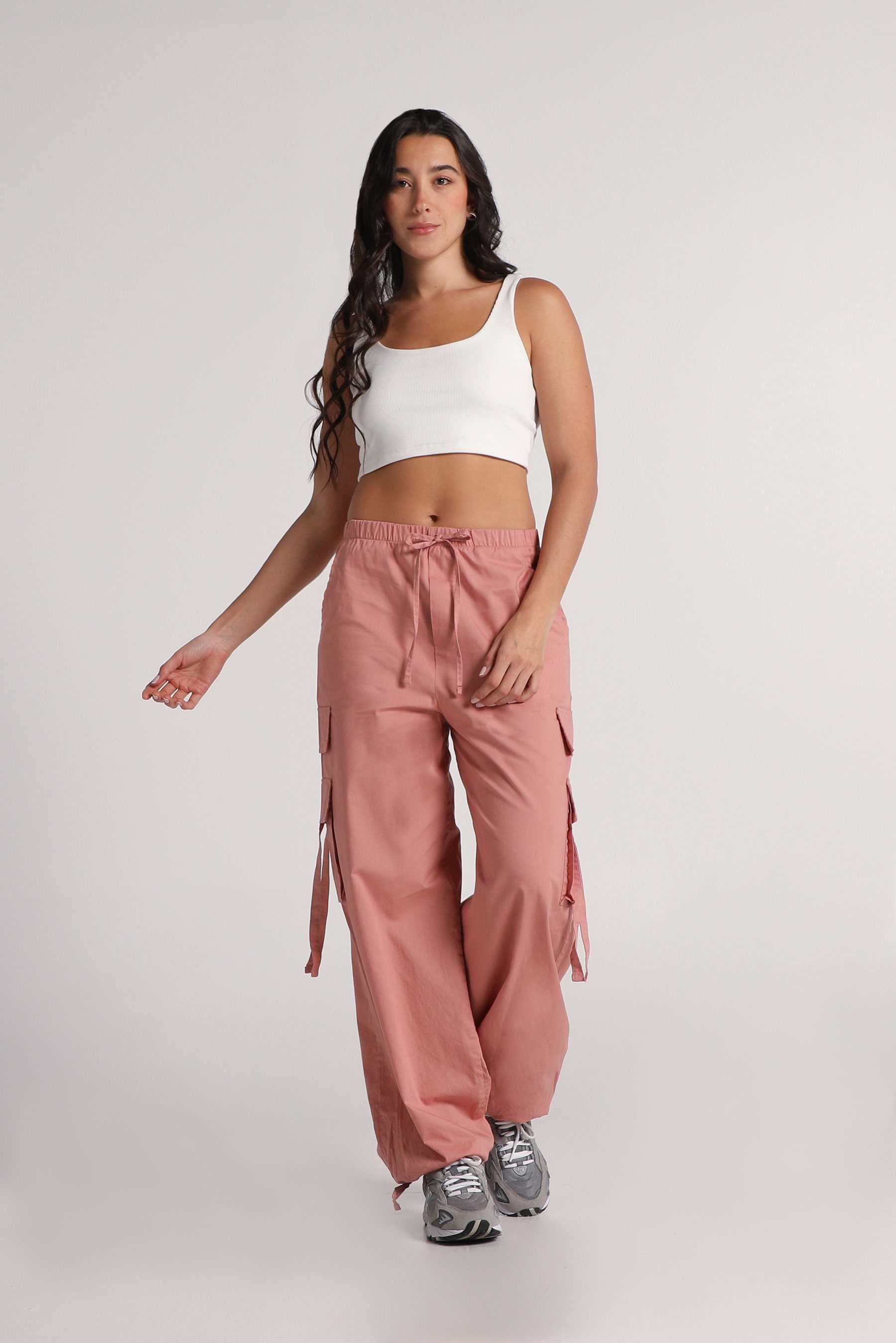 Pantalon rosado best sale