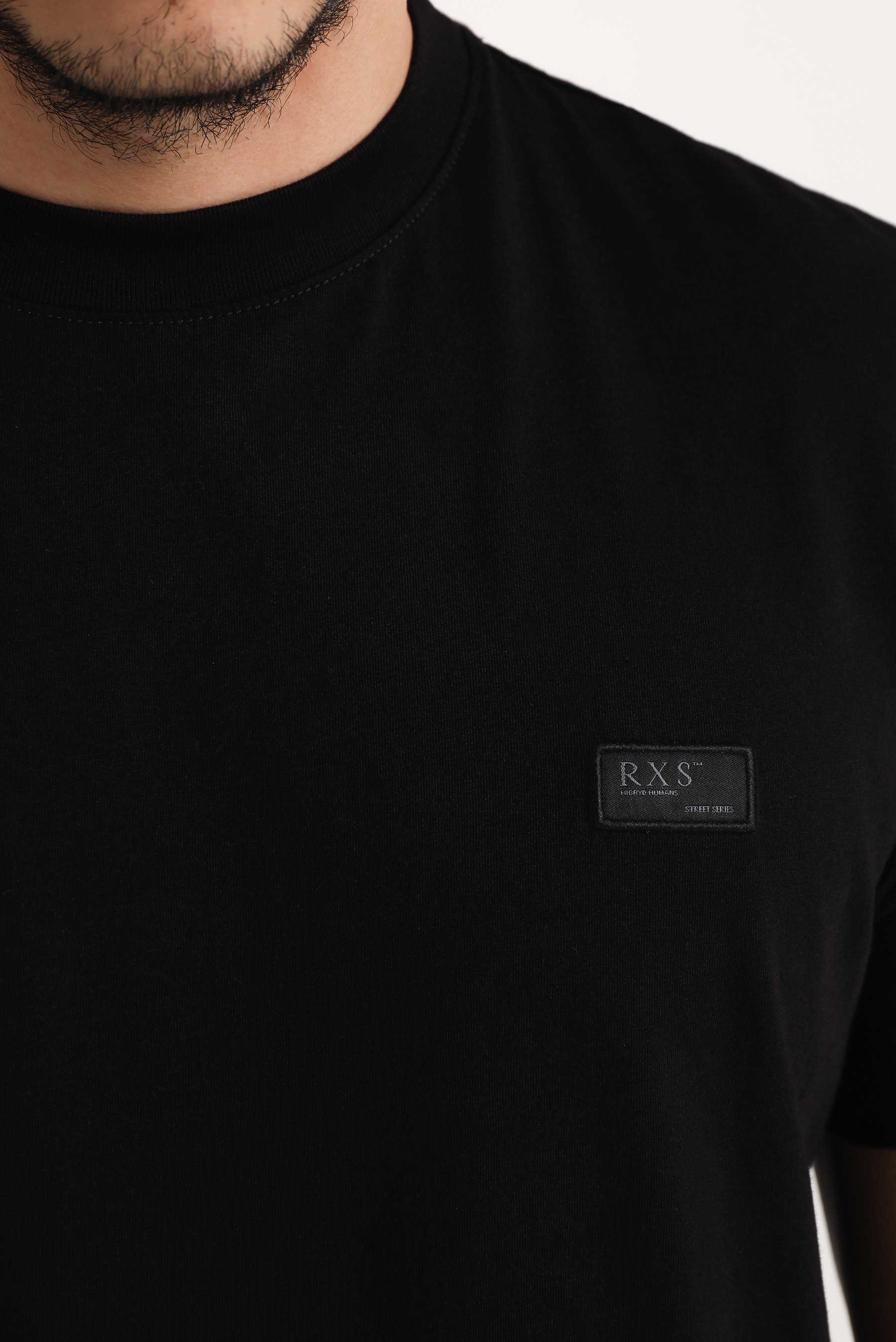 INC - Camiseta básica para hombre, color negro, talla L, Negro 