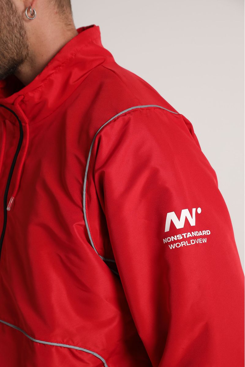 Chaqueta Rojo Texto Chaquetas para hombre