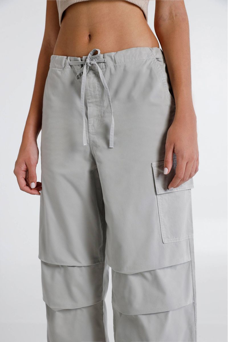 Pantalon Cargo Gris Marks And Spencer Femme - Taille 22, Coton, Poches