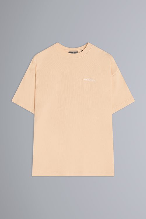 Camiseta Oversize Mandarina Texto