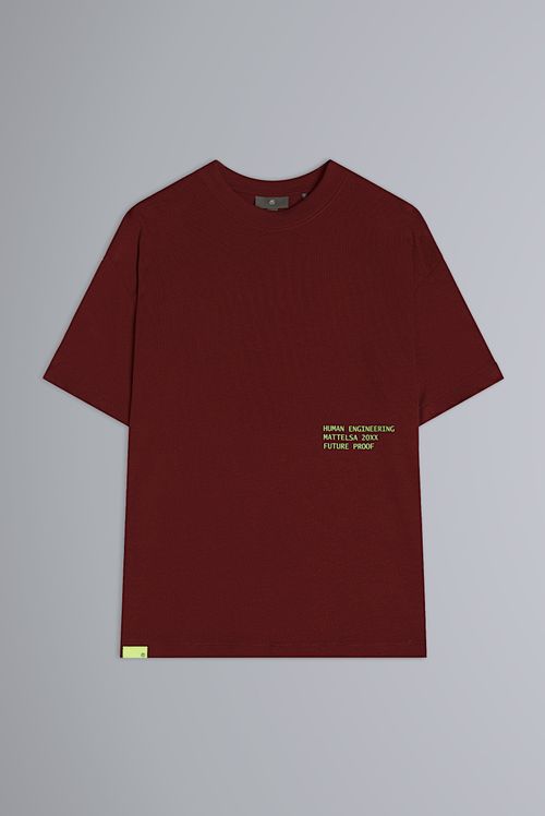 Camiseta Oversize Vino Texto