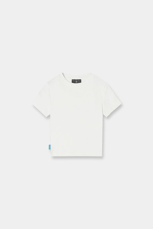 Camiseta Ajustada Blanco Básico