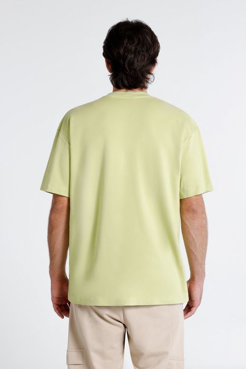 Camiseta Oversize Verde Texto