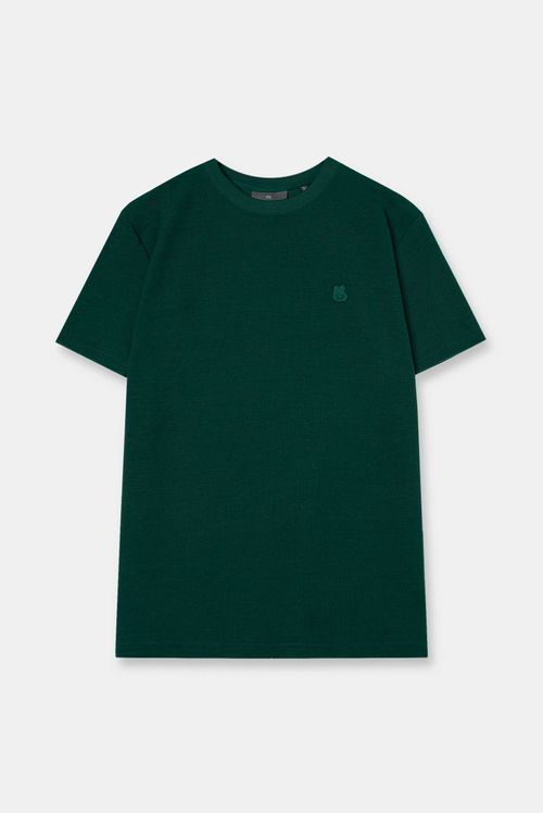 Camiseta Regular Verde Ícono