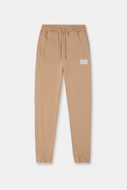 Joggers Beige Texto