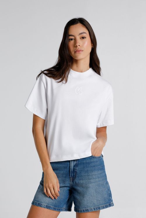 Camiseta Slim Blanco Ícono