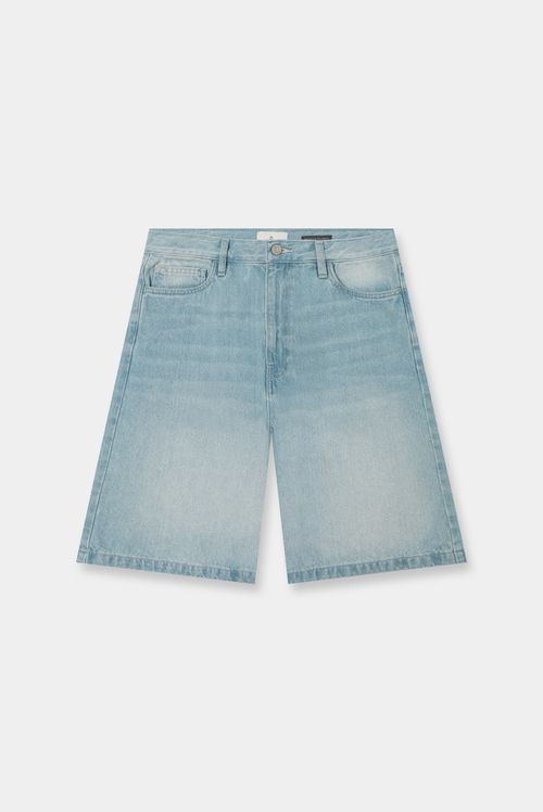 Shorts Denim Azul Claro Básico