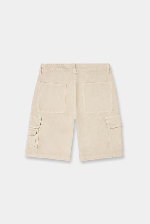 Shorts Drill Marfil Cargo
