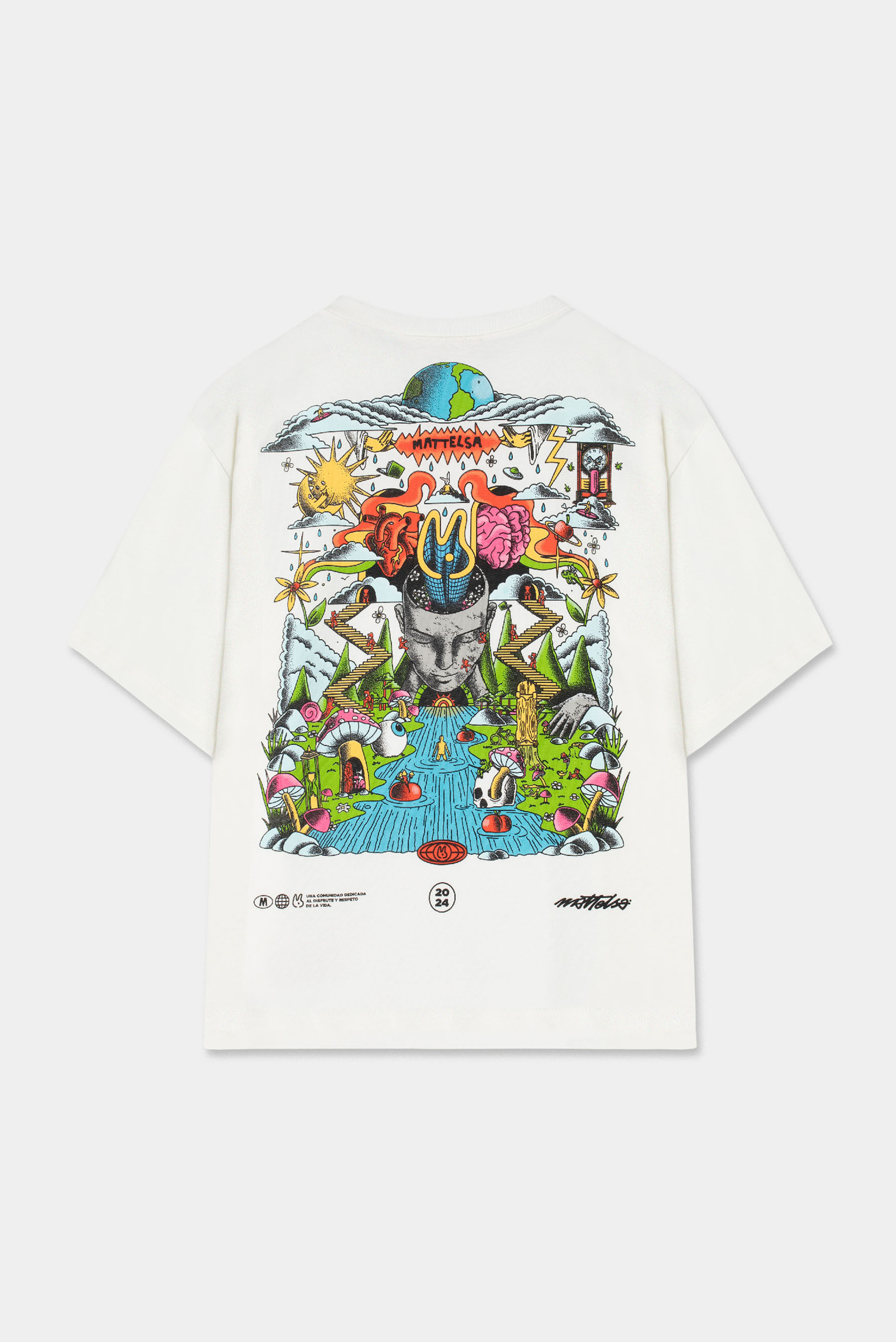 SQUAD CAMISETA OVERSIZE MARFIL main image 1