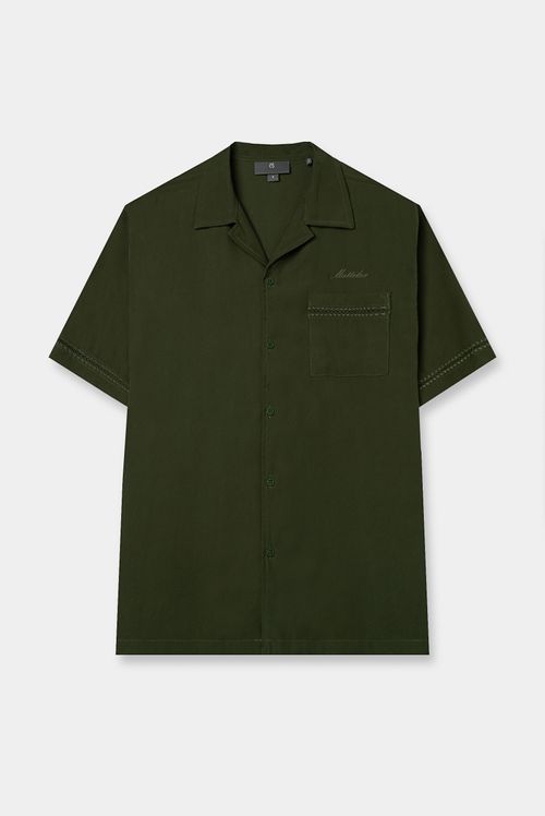 Camisa Oversize Verde Texto