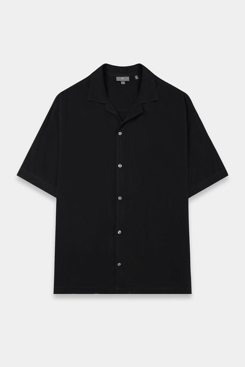 Camisa Oversize Negro Básico