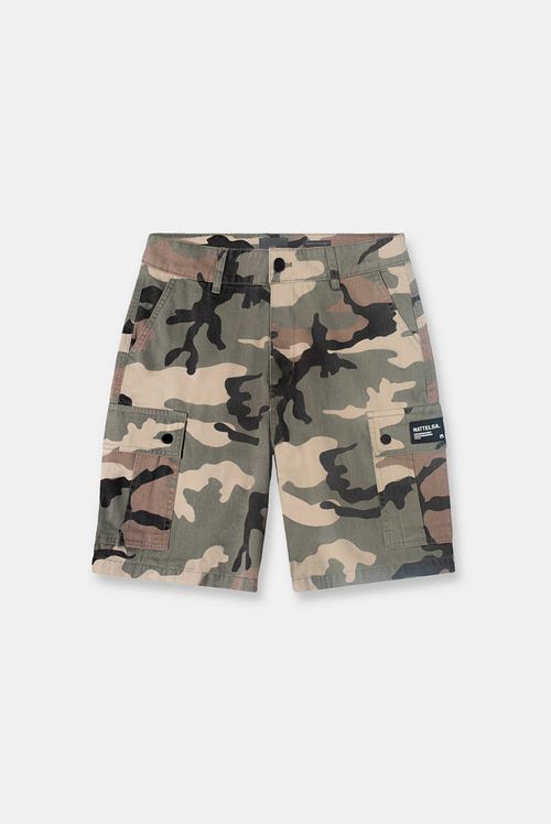 Shorts Drill Verde Camuflado