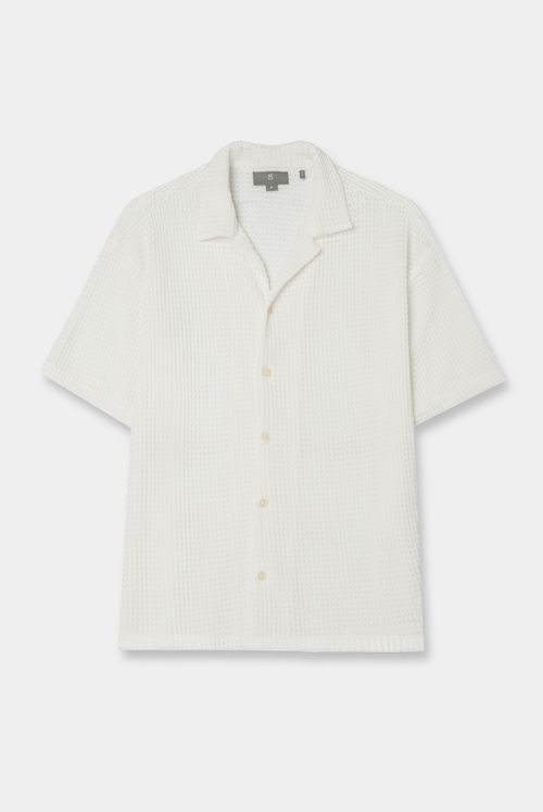 Camisa Oversize Marfil Básico