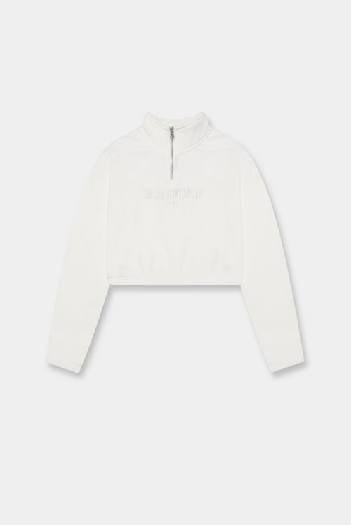 Buzo Pullover Marfil Texto