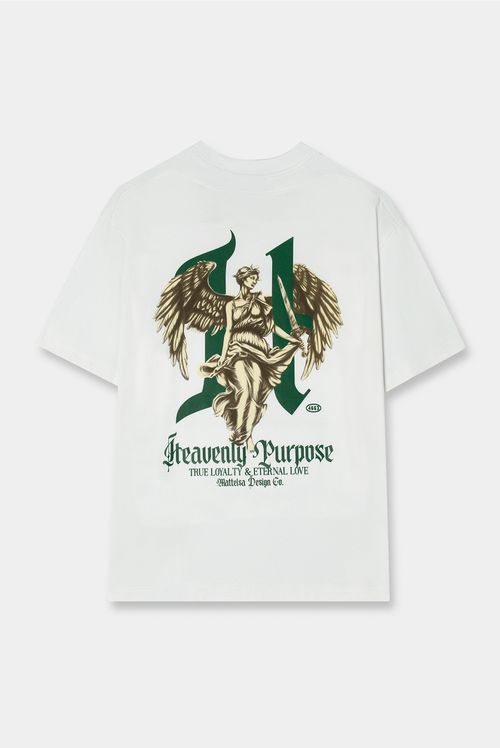 Camiseta Slim Marfil Ilustración