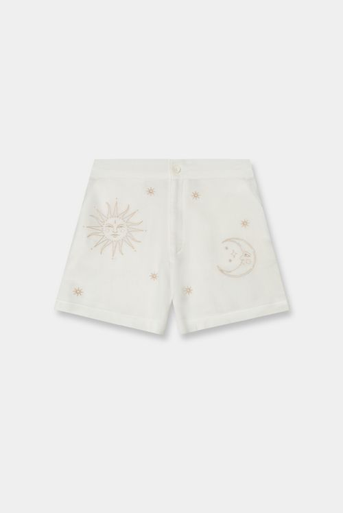 Shorts Beige Miniprint