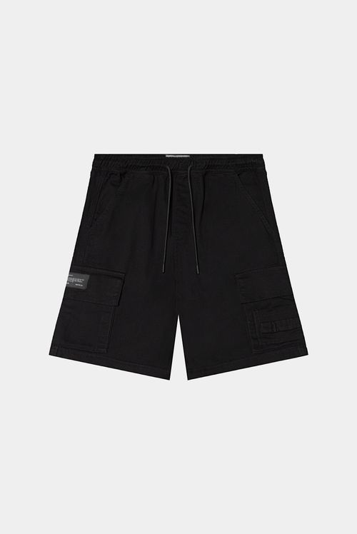 Shorts Drill Negro Cargo