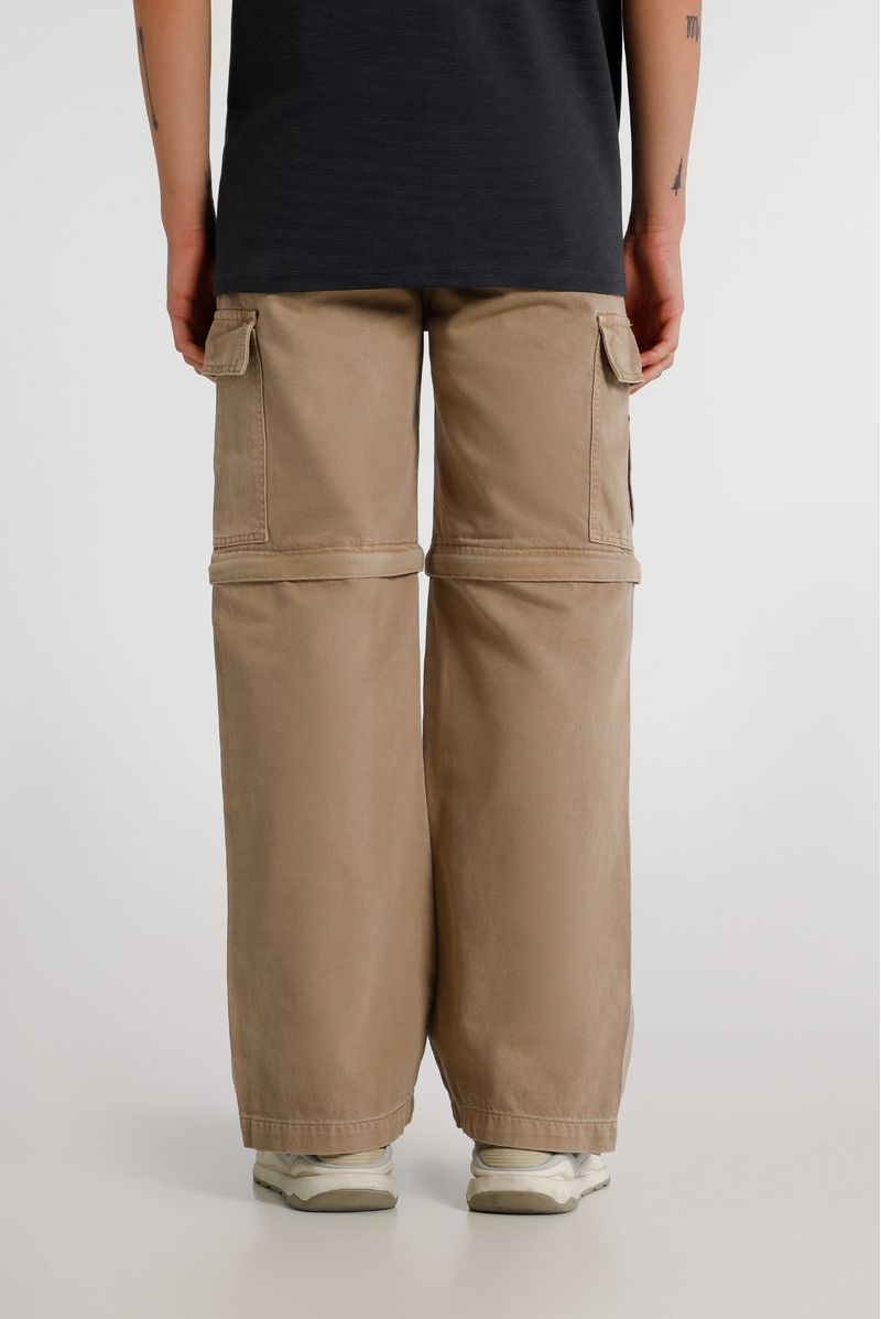 pantalon acampanado cafe