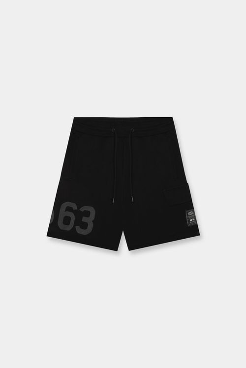 Shorts Cargo Negro Números