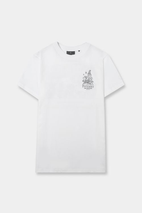 Camiseta Regular Blanco Ilustración