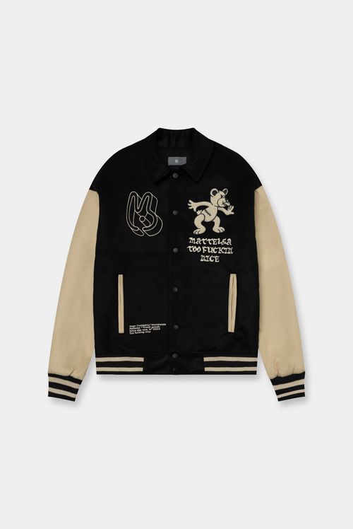 Chaqueta Bomber Negro Ilustración