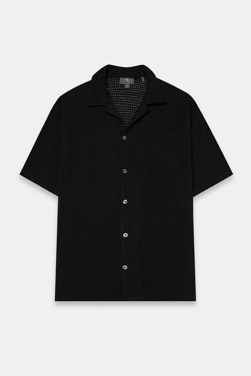 Camisa Oversize Negro Básico