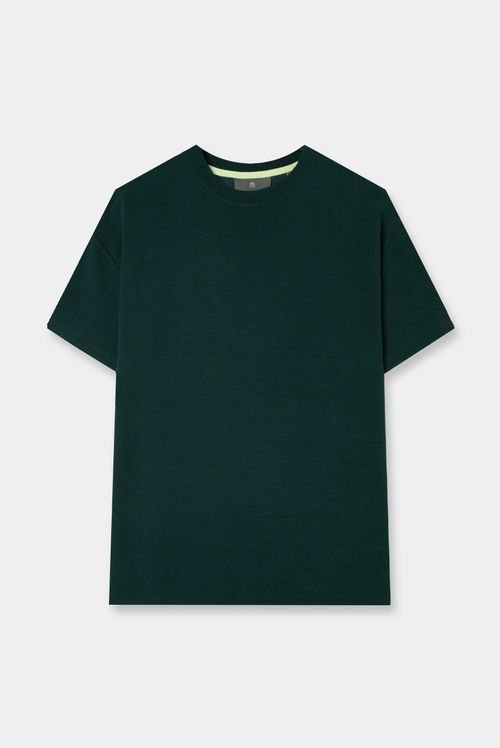 Camiseta Regular Verde Básico