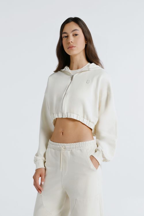 Buzo Hoodie Marfil Ícono