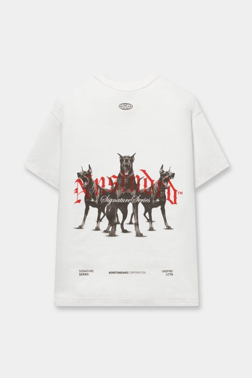 Camiseta Oversize Marfil Ilustración