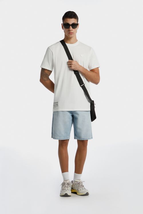 Camiseta Regular Blanco Ícono