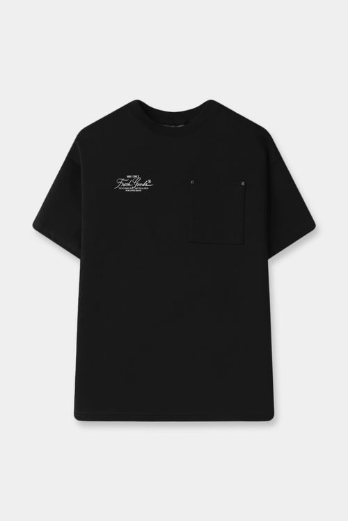 Camiseta Oversize Negro Texto