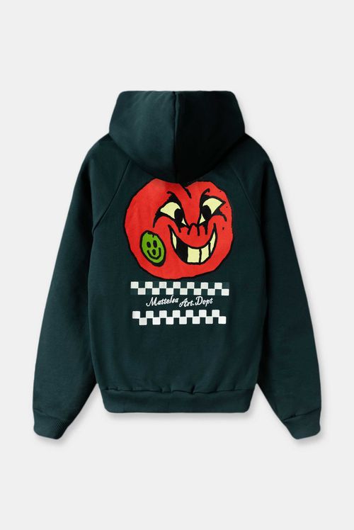 Buzo Hoodie Verde Ilustración