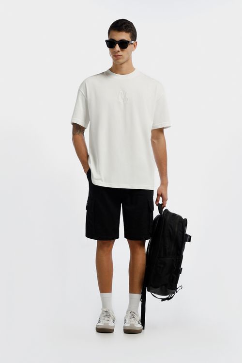 Camiseta Oversize Blanco Ícono