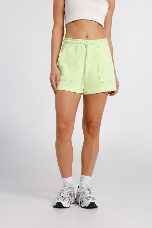 Shorts Verde Texto