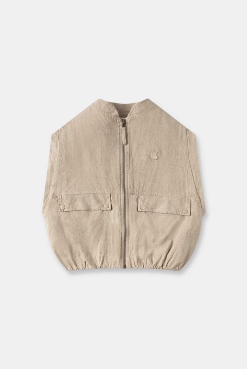 Chaleco Beige Ícono