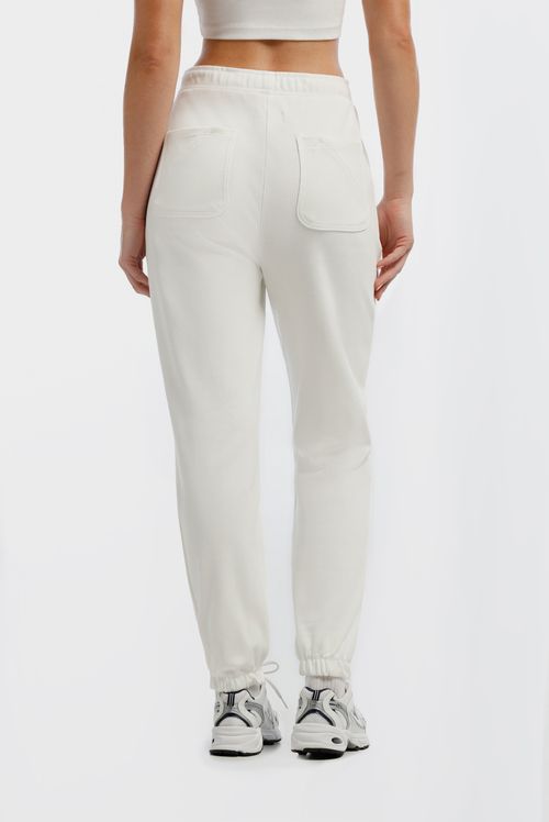 Joggers Marfil Texto