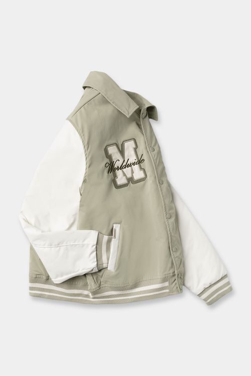 Chaqueta Bomber Verde Ilustración