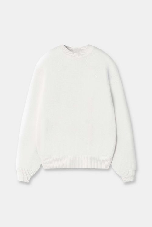 Buzo Pullover Marfil Texto