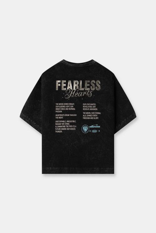 Camiseta Slim Negro Lavandería