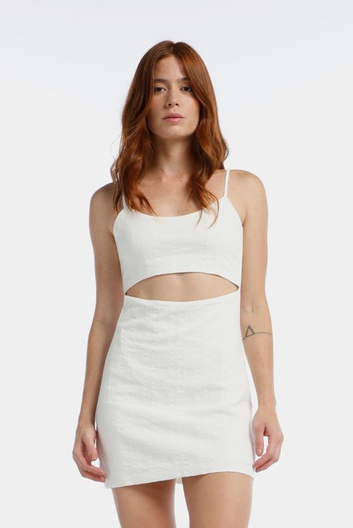 Vestido Marfil Cortes
