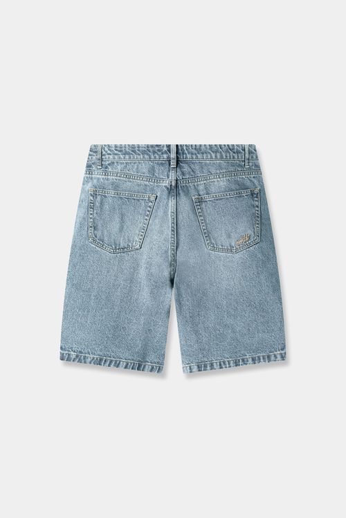 Shorts Denim Azul Claro Lavandería