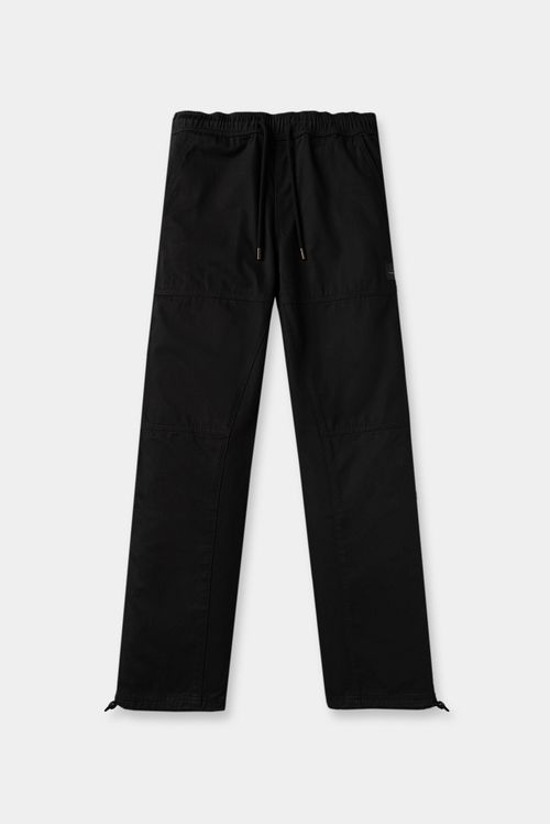 Pantalón Straight Fit Negro Básico