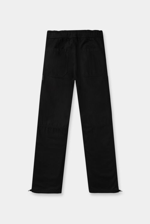 Pantalón Straight Fit Negro Básico