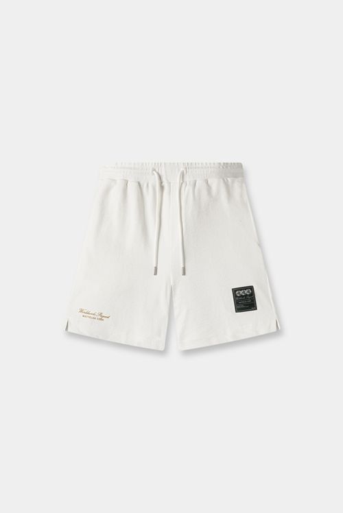 Shorts Marfil Texto