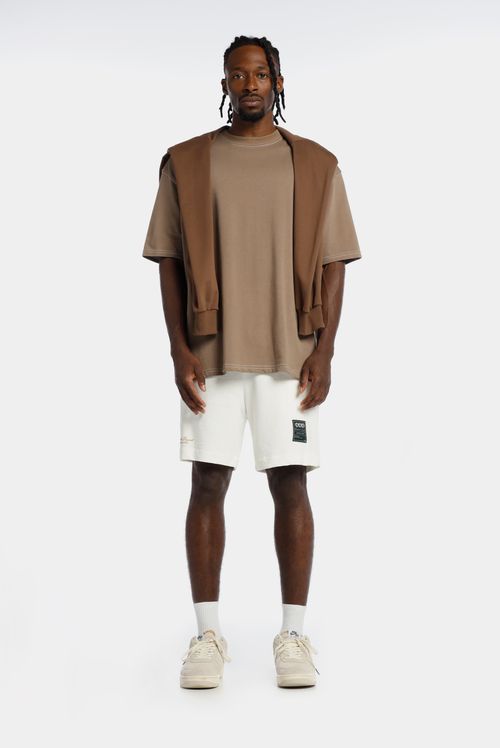Shorts Marfil Texto