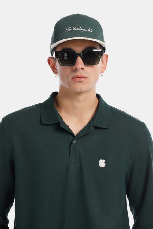 Polo Manga Larga Verde Ícono