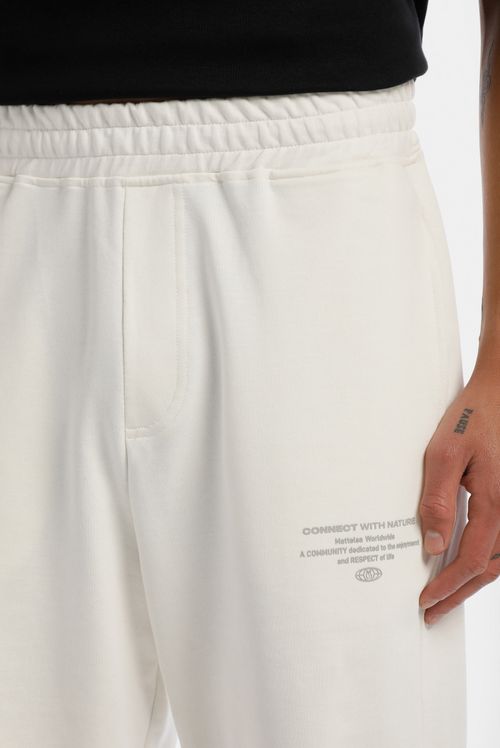 Joggers Marfil Texto