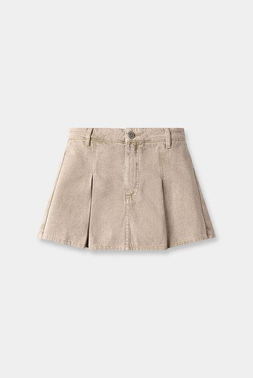 Falda Short Café Básico